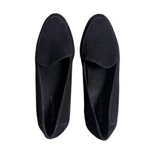 Vionic Women's Ava Loafers (Black Suede) - Size 9
